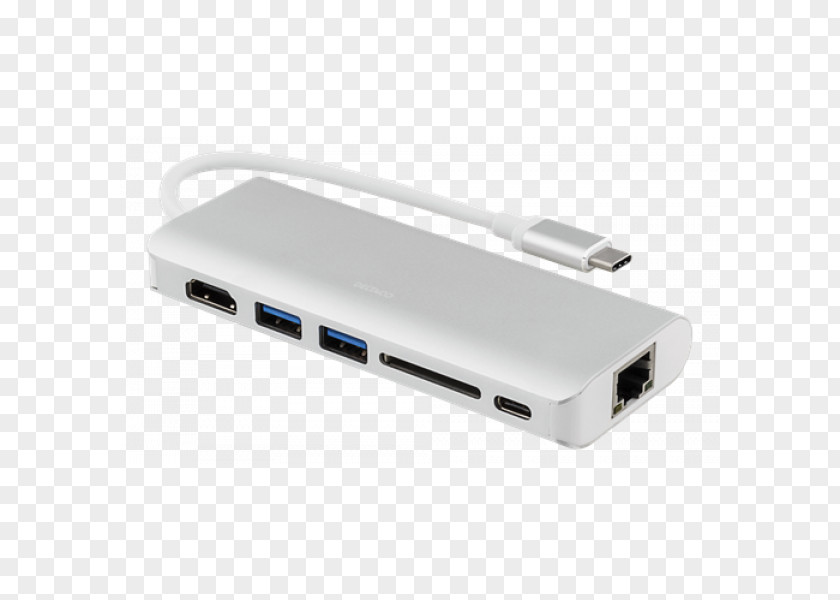 USB Adapter Docking Station USB-C DisplayPort PNG