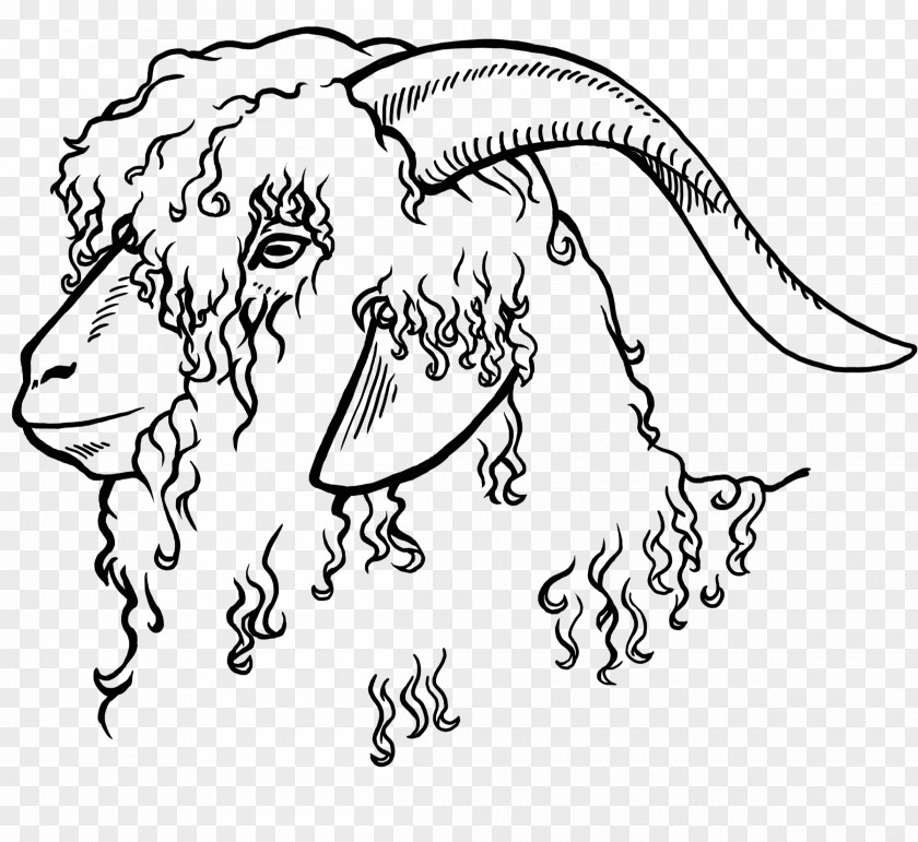 Angora Goat Drawing Wool Mohair Clip Art PNG