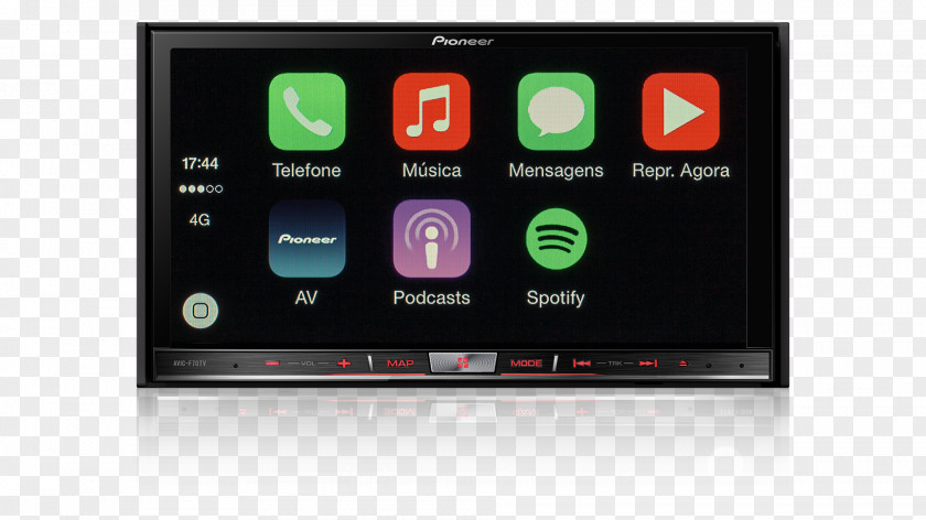 Car GPS Navigation Systems CarPlay Pioneer Corporation Vehicle Audio PNG