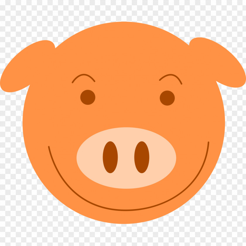 Cute Pig Domestic Clip Art PNG