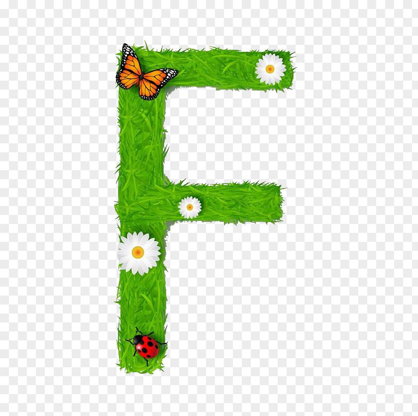 Environmentally Friendly Letter F Drawing Stock Illustration PNG