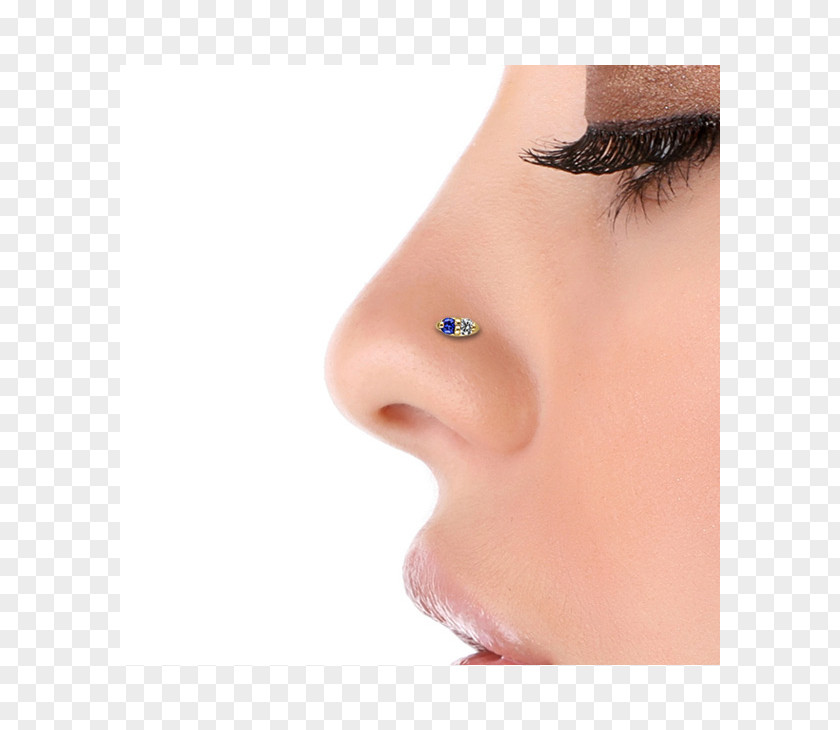 Gold Earring Nose Piercing Body Jewellery Nese Septum-piercing PNG