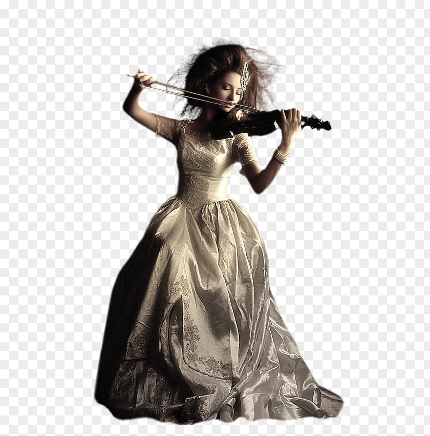 Painting Woman Violin Бойжеткен PNG