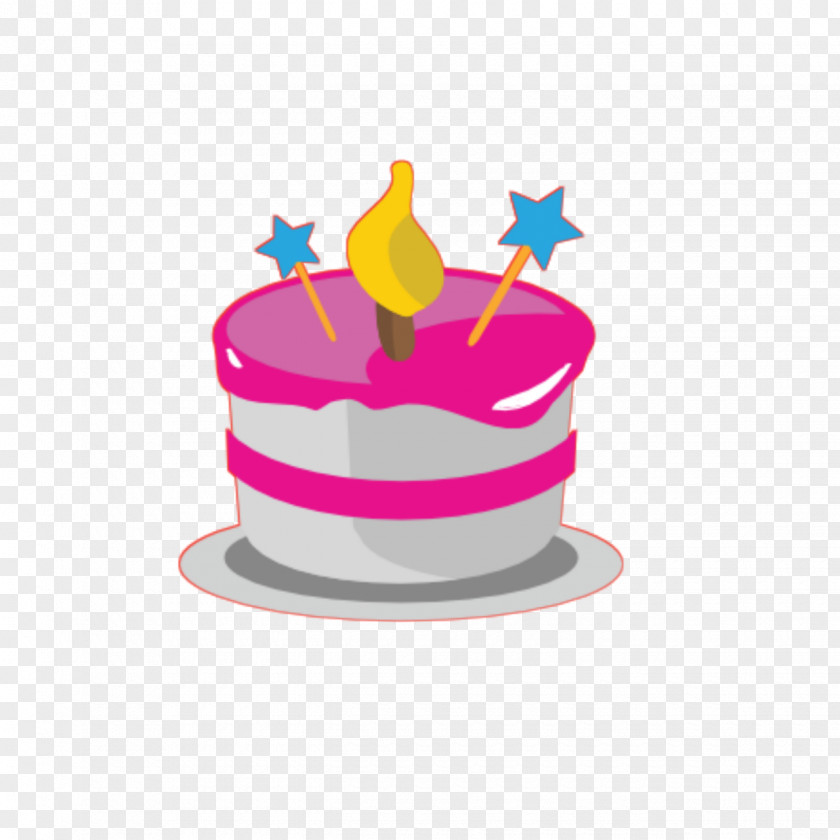 Sugar Birthday Cake PNG