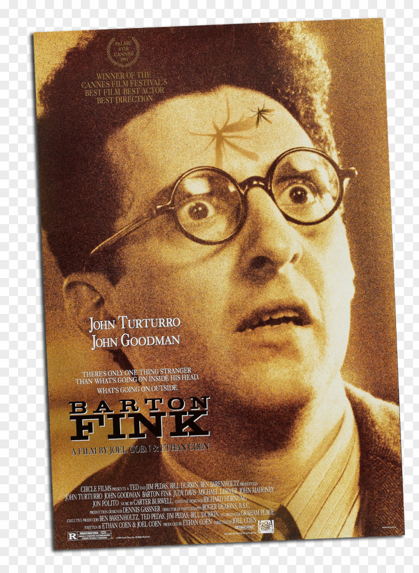 Barton Fink John Turturro Coen Brothers Film Director PNG