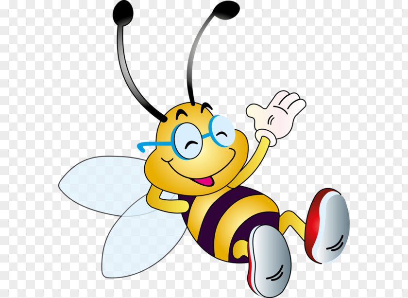 Bee Honey Clip Art Image PNG