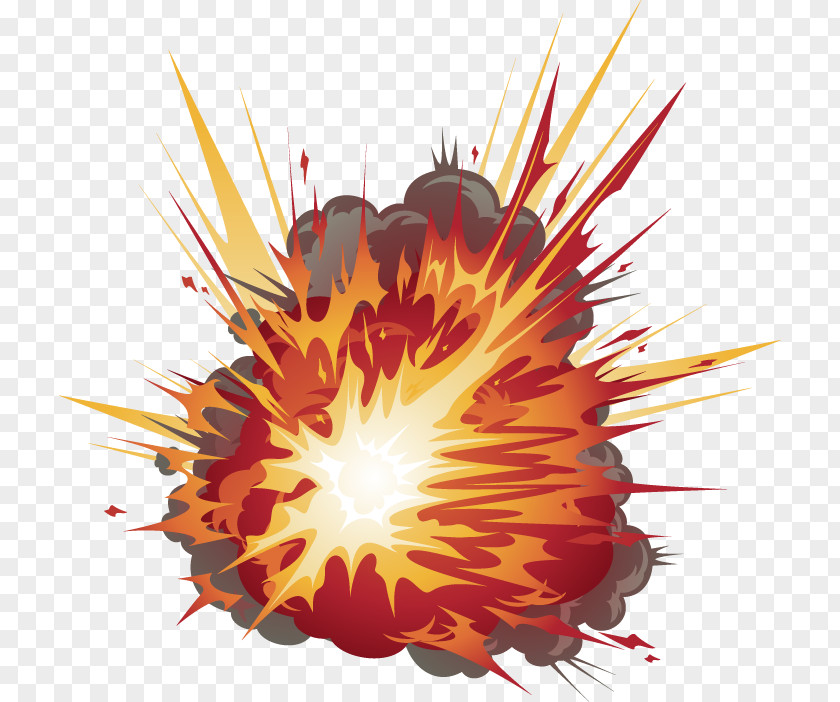 Cool Cartoon Cloud Explosion Download PNG