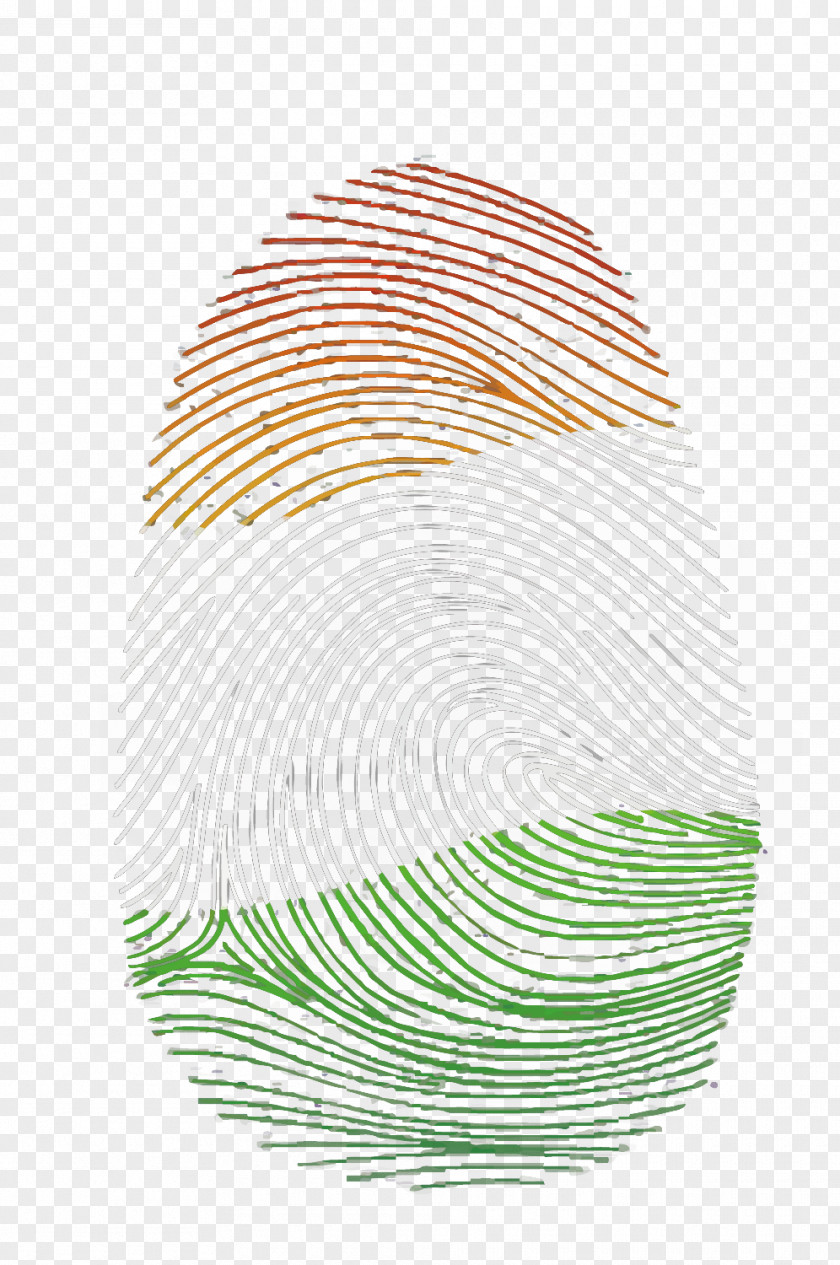 Vector Fingerprinting India Independence Day Text Green Illustration PNG