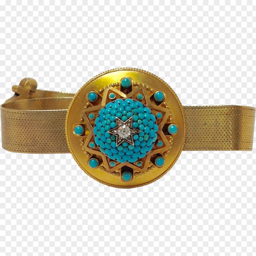 Belt Turquoise Buckles Victorian Era PNG