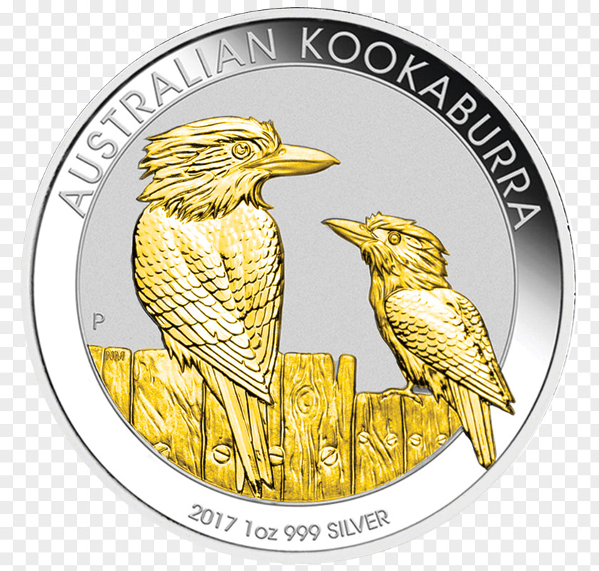 Coin Perth Mint Silver Australian Kookaburra PNG