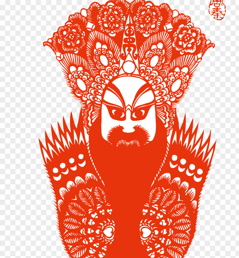 Facebook Paper Peking Opera Icon PNG
