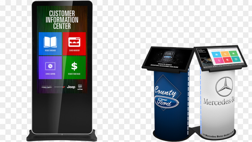 Interactive Kiosk Feature Phone Digital Signs Signage Kiosks PNG