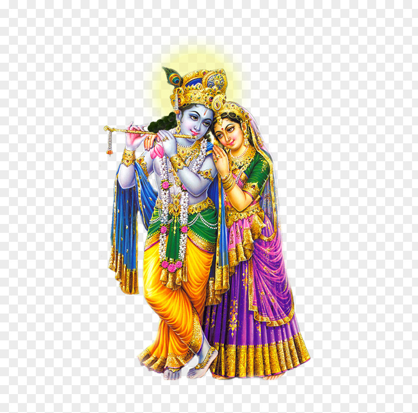 Lakshmi Krishna Holi Wish Hinduism PNG