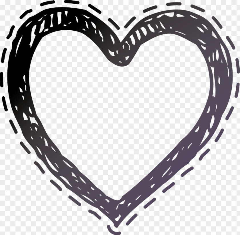 Love Line Heart Drawing Clip Art PNG