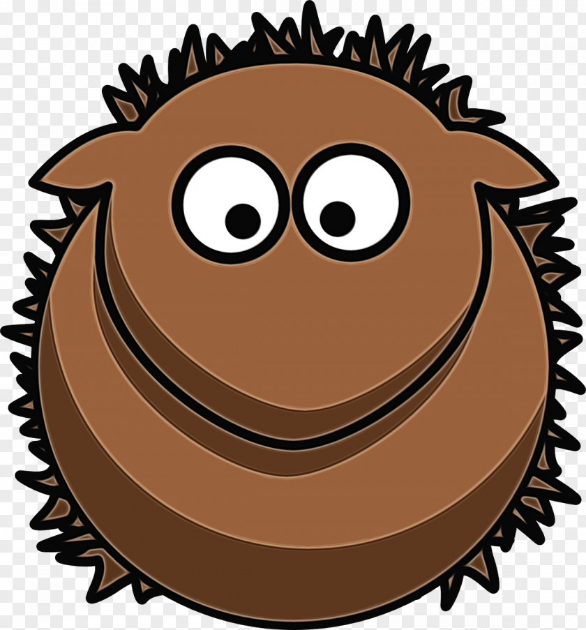 Muffin Erinaceidae Cartoon Brown Clip Art Hedgehog Mouth PNG