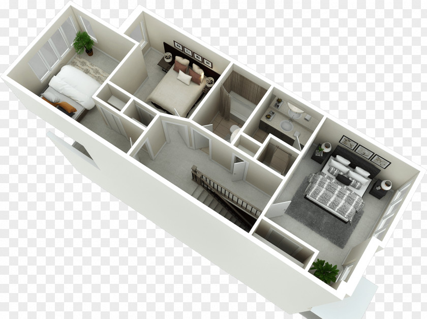 Apartment Penthouse Floor Plan PNG
