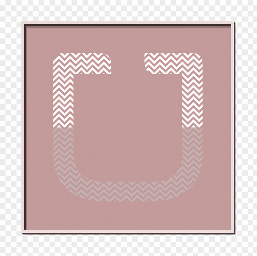 Beige Picture Frame Uber Icon PNG