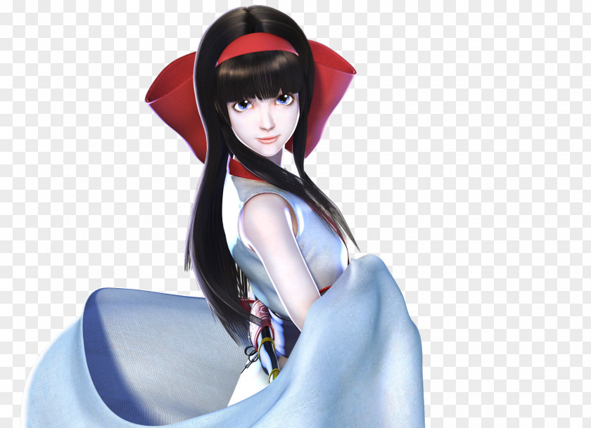Black Hair Character Figurine Fiction PNG