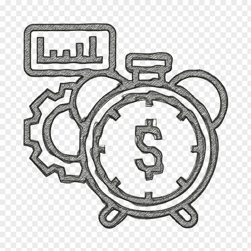 Business Strategy Icon Time Performance PNG