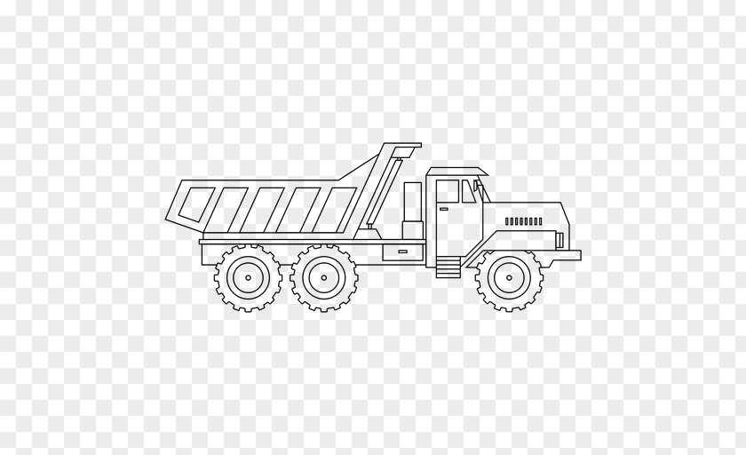 Car Drawing Truck Line Art Silhouette PNG