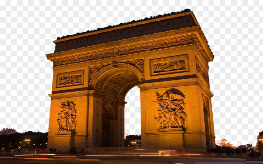 Paris, France Arc De Triomphe Four Champs-xc9lysxe9es Eiffel Tower Bois Boulogne Place La Concorde PNG