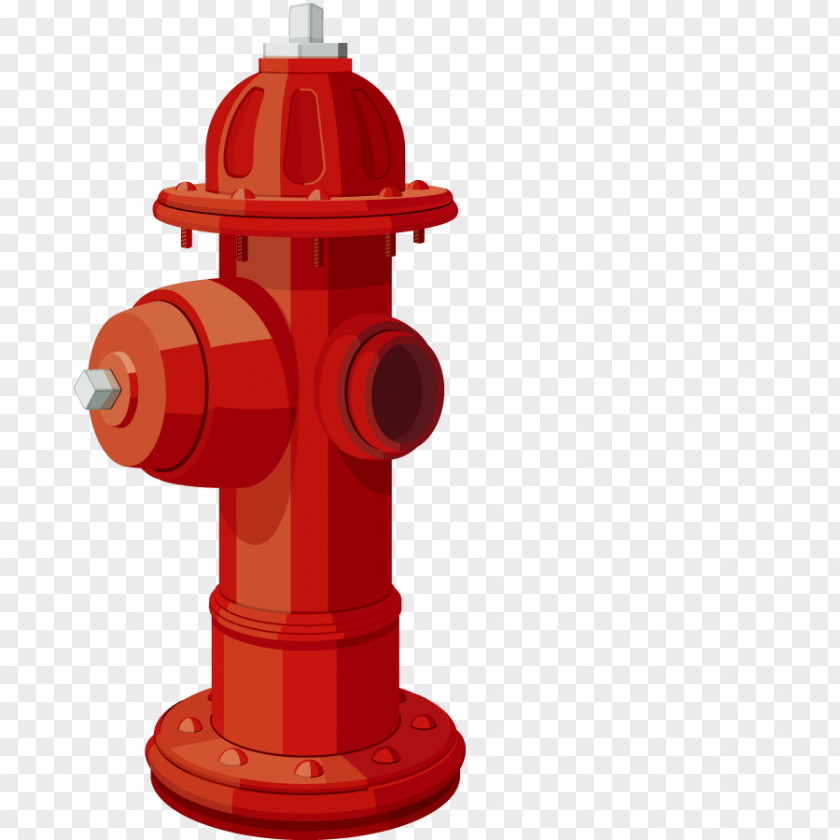 Vector Fire Hydrant Firefighter Safety PNG