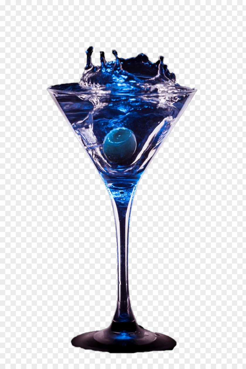 Blueberry Cocktail Blue Hawaii Garnish Martini Non-alcoholic Drink PNG