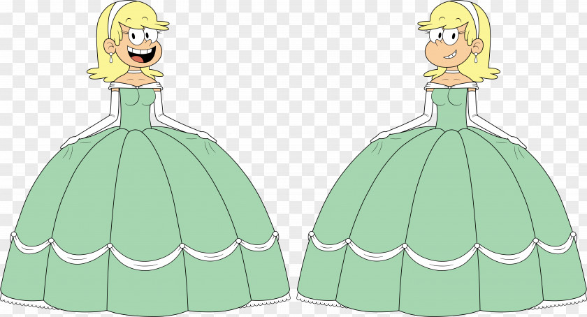 Dress Ball Gown Leni Loud Lori Skirt PNG