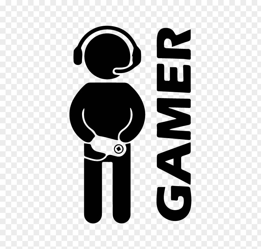 Gamer Wall Decal Video Game Sticker PNG