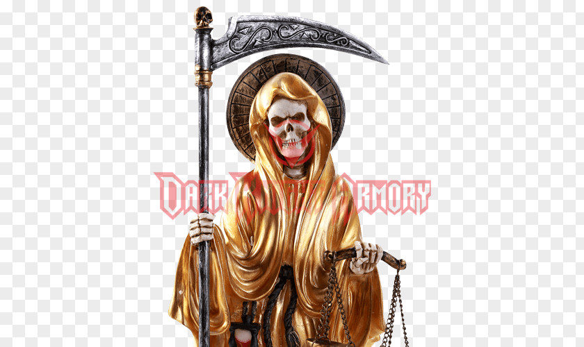 Santa Muerte Death Statue Religion Figurine PNG