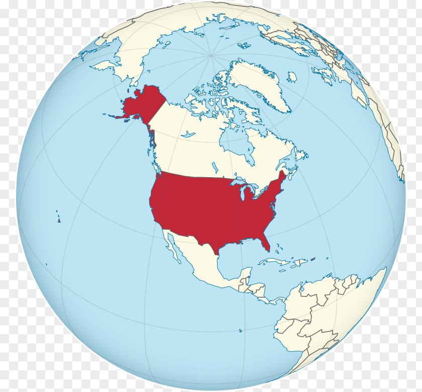 United States Globe Earth World Map PNG