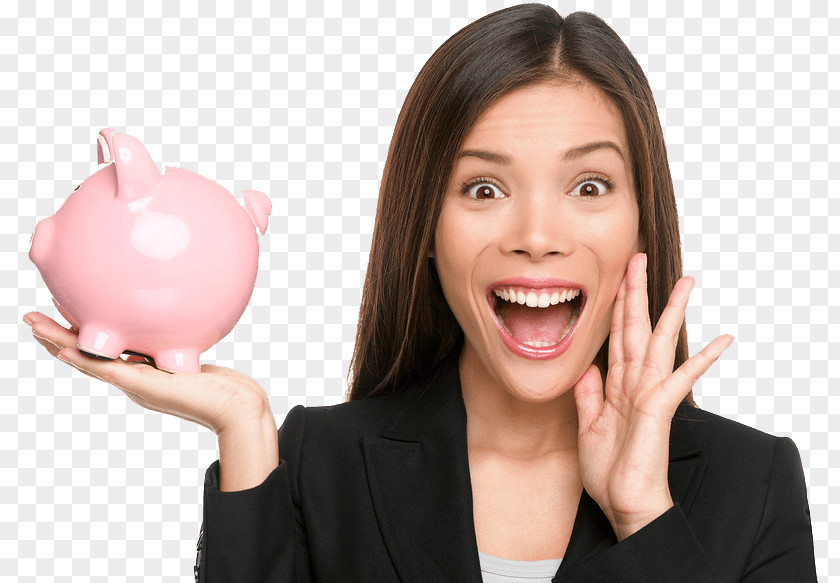 Bank Piggy Saving Money Coin PNG