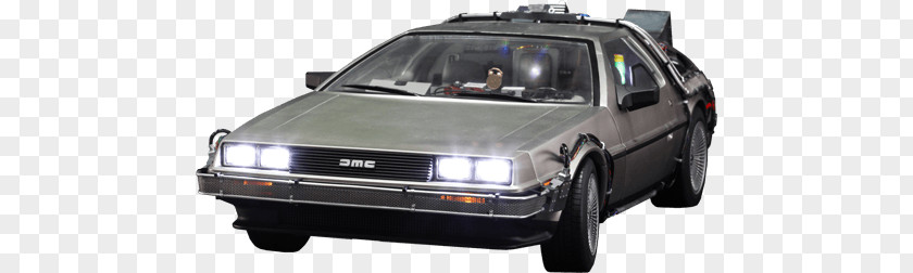 Delorean Front Back To The Future PNG Future, gray DMC car clipart PNG