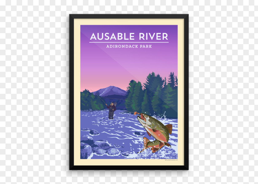 Iceland Attractions Map Adirondack Park Ausable River Raquette Lake Pure Adirondacks PNG