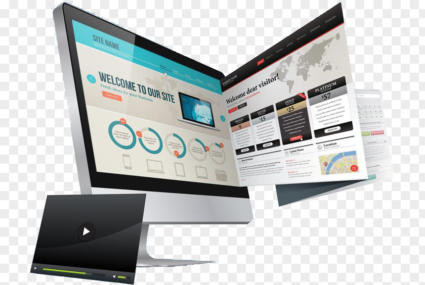 Web Design Development Digital Marketing Management PNG