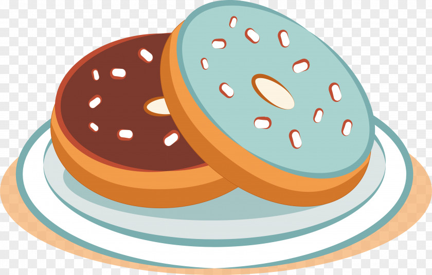 Breakfast Cookie Design Doughnut PNG