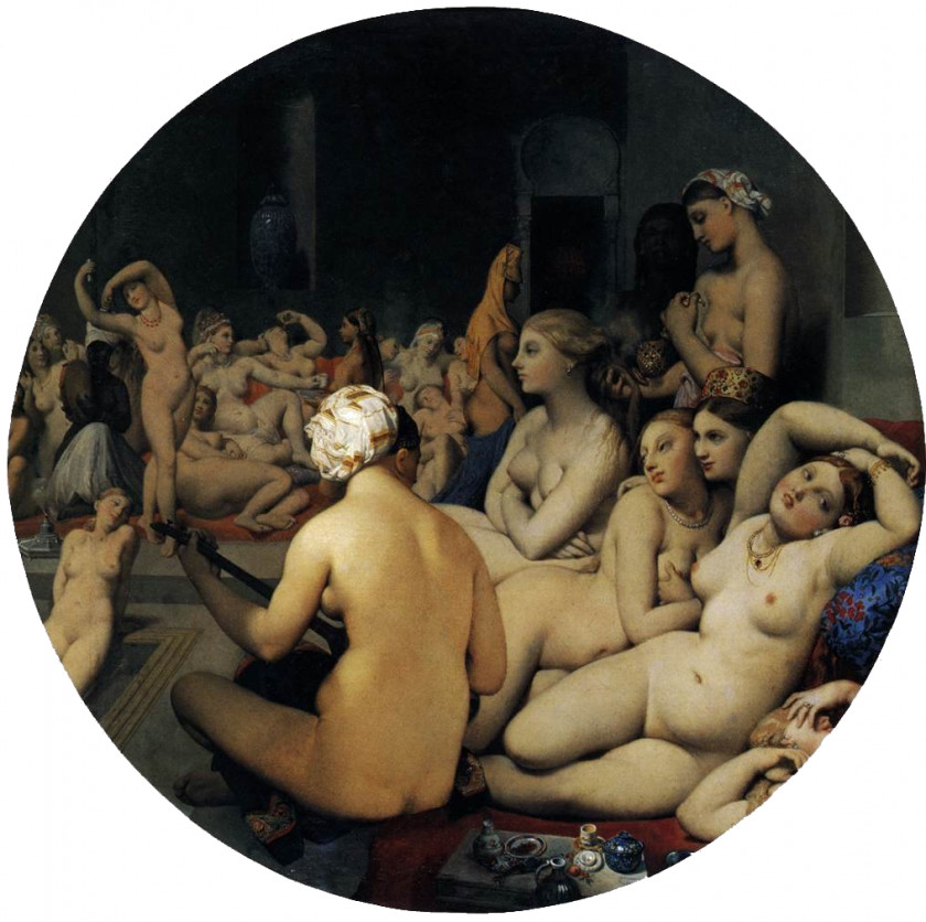 Musée Du Louvre Oil Painting Museum Hammam Canvas PNG