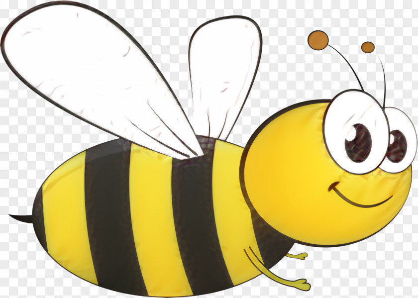 Smile Fly Bee Cartoon PNG