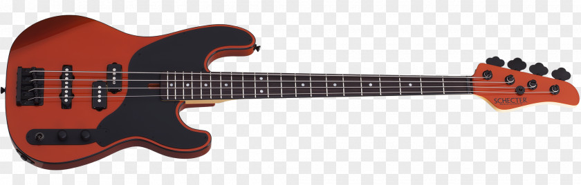 Bass Guitar Schecter Research C-1 Hellraiser Double PNG
