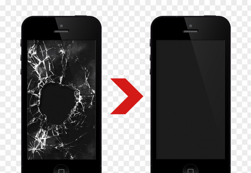 Broken IPhone 4S Laptop Telephone Smartphone Orada Tech: Phone Repair PNG