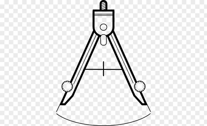 Compass Technical Drawing Line Art PNG