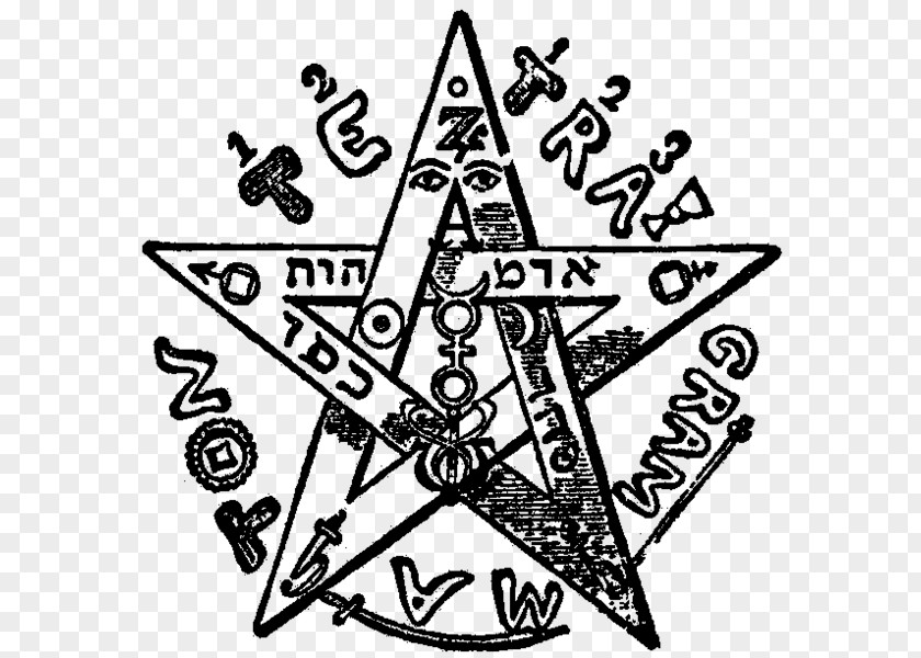 Symbol Dogme Et Rituel De La Haute Magie Book Four Pentagram The Ritual Of Transcendental Magic PNG