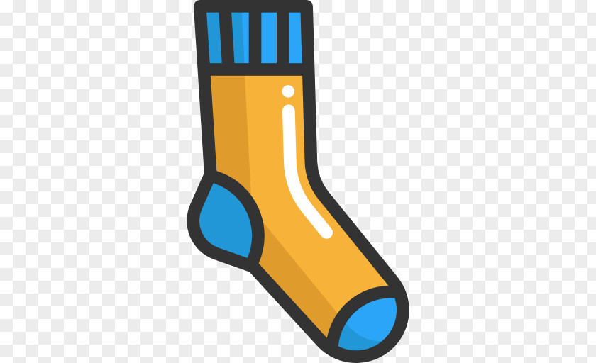 Yellow Socks Sock Hosiery Icon PNG
