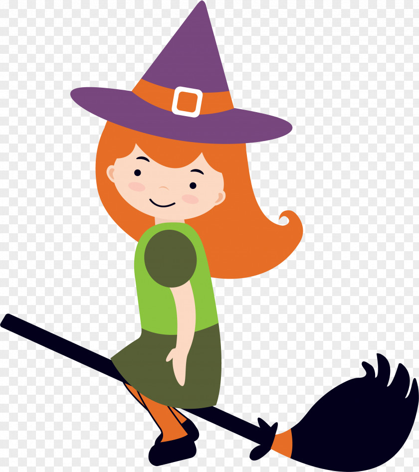Halloween Witchcraft Cartoon Clip Art PNG