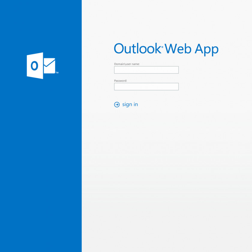 Outlook On The Web Microsoft Exchange Server Outlook.com Webmail Office 365 PNG