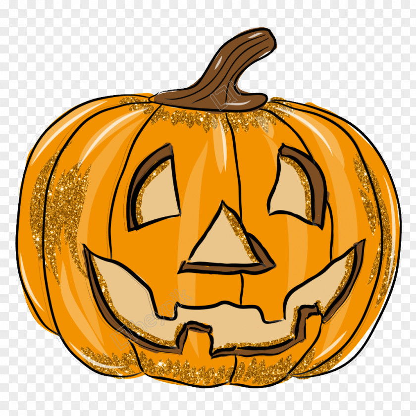 Pumpkin Jack-o'-lantern Halloween Clip Art Image PNG