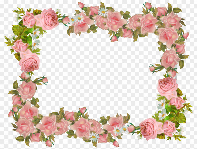 Flower Frame Paper Borders And Frames Vintage Clothing Rose PNG