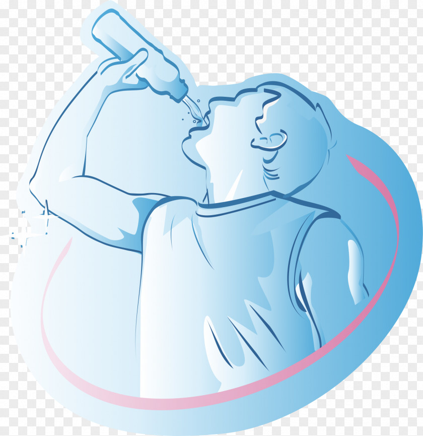 Sports Drink To Quench Their Thirst Drinking Water PNG