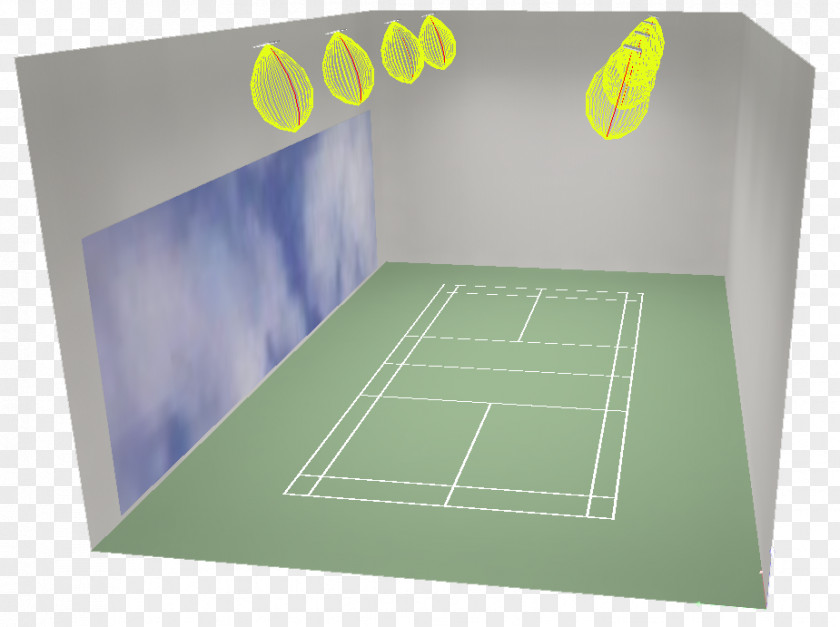 Badminton Court Lighting Sports Glare Light-emitting Diode PNG