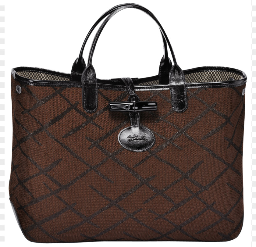 Bag Tote Leather Handbag Longchamp PNG